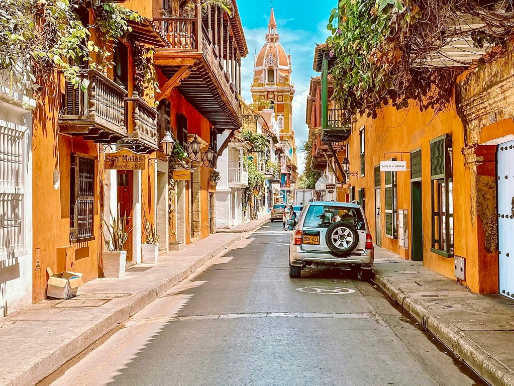 Straatbeeld Cartagena